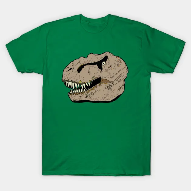 Весна С Ограниченной платье женщины T-Rex Динозавра Дизайн-T Rex футболка Короткое
