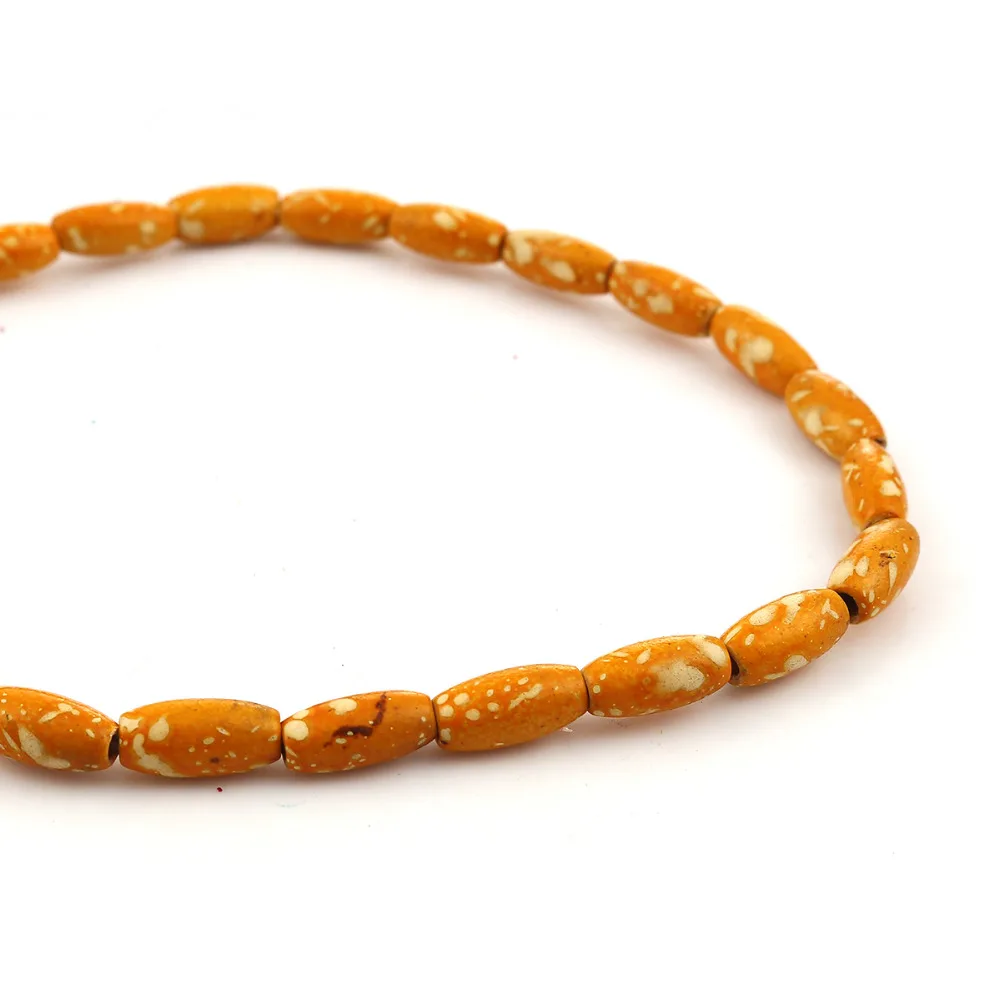 DoreenBeads деревянные бусины-разделители овальные разноцветные пятна 15 мм (5/8 &quot) x 7