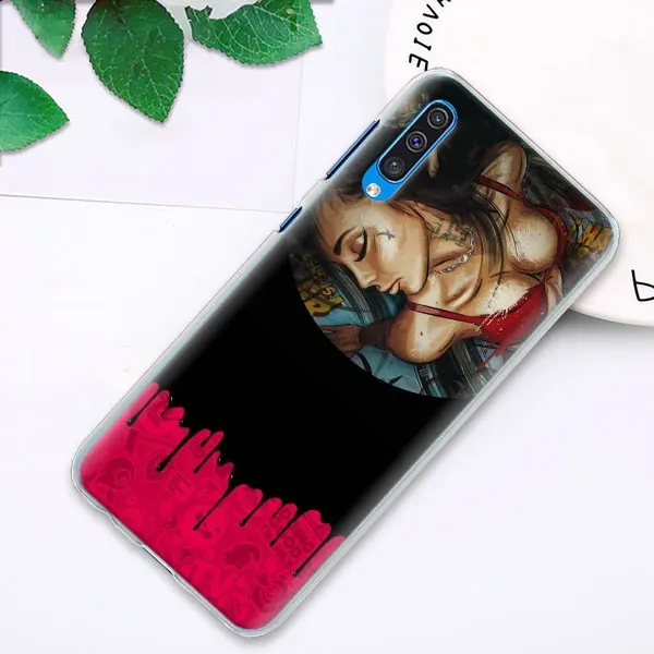 Чехлы для телефона с сексуальным рукавом и татуировкой для Samsung Galaxy A30 A50 A70 A80 A6 A8+ A7 A9 M10 M30 PC жесткий чехол - Цвет: 06