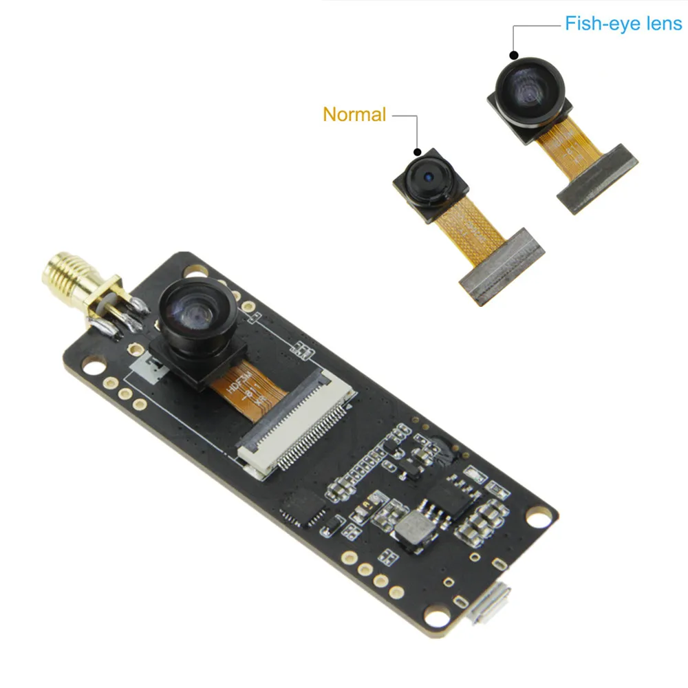 Плата разработки модуля камеры TTGO T Journal ESP32 OV2640 объектив рыбий глаз SMA Wifi 3dbi
