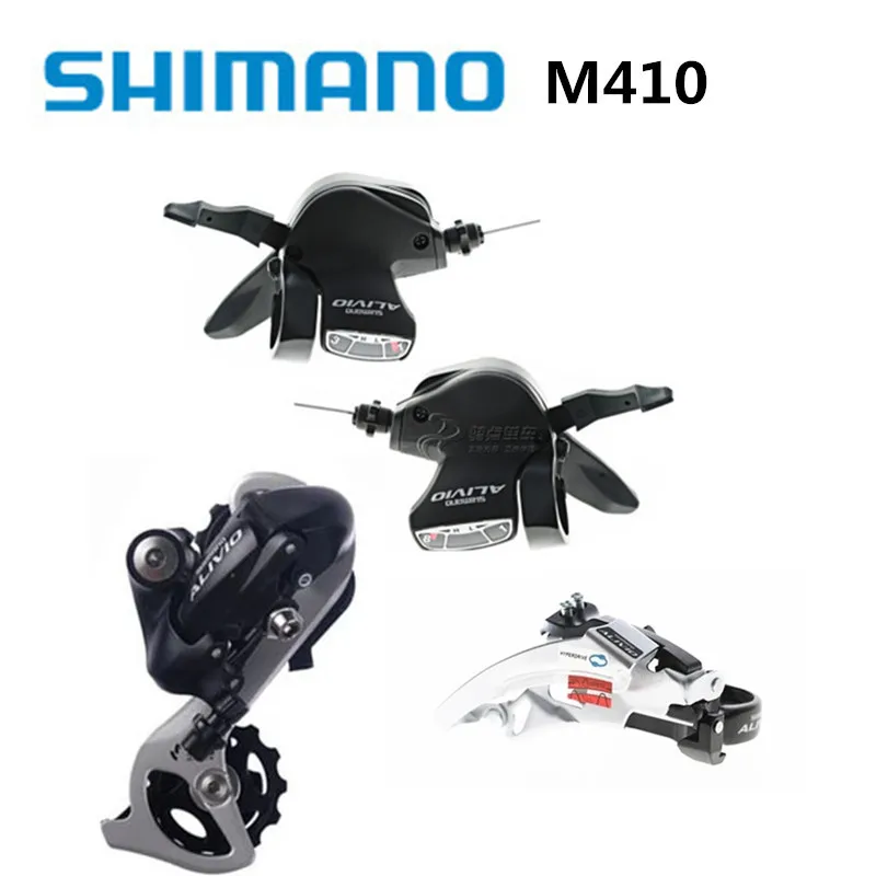 Оригинальный катушки SHIMANO ALIVIO SL M410 FD M412 RD горный велосипед 8/24 скорость передачи