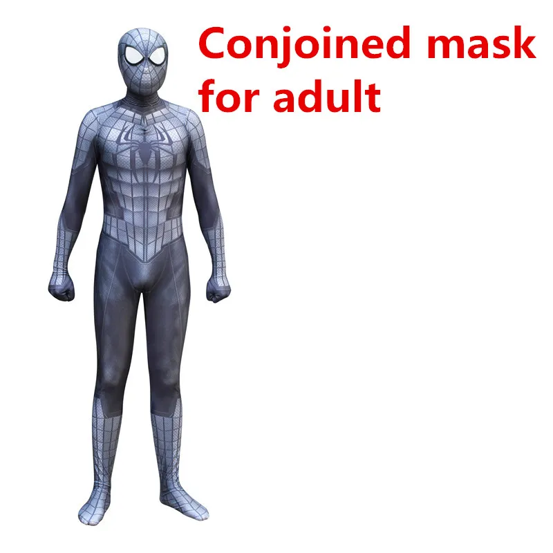 For adult Костюм паука Гвен Стейси косплей костюм Человека-паука Zentai боди костюм для детей и взрослых - Цвет: For adult