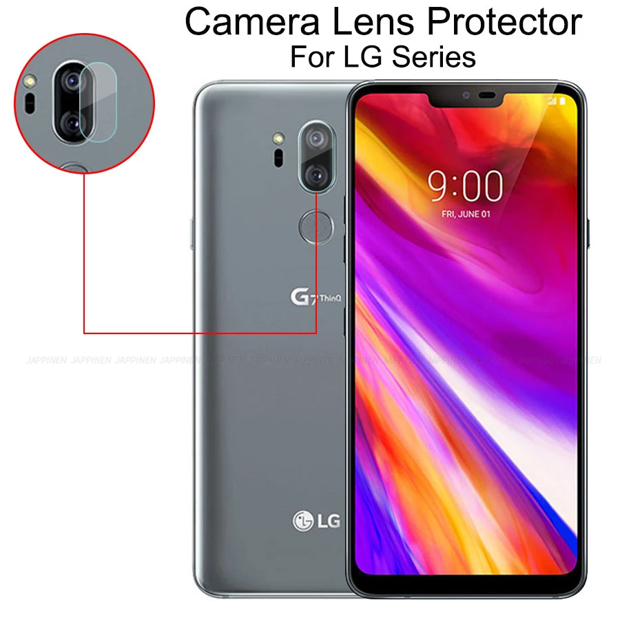 2.5D объектив камеры закаленное стекло для LG V40 G7 ThinQ V30 G5 G6 задняя камера Защитная