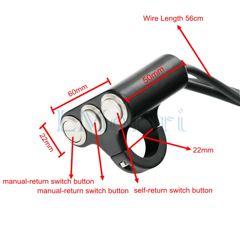 Настенный светильник MoDri для мотоцикла из алюминиевого сплава с