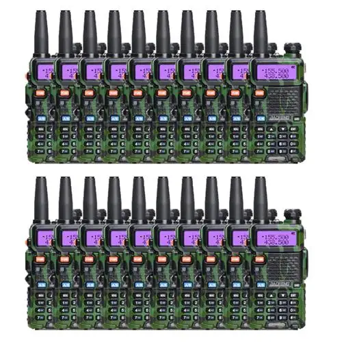 20 шт. Baofeng UV-5r двухстороннее радио uv5r UHF VHF мощный walky talky FM радио
