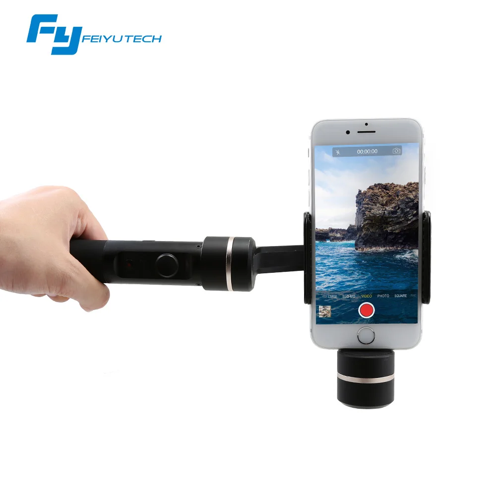 FeiyuTech SPG Gimbal 3 осевой Ручной Стабилизатор для iPhone 7 6 Plus смартфон Gopro Экшн камера VS