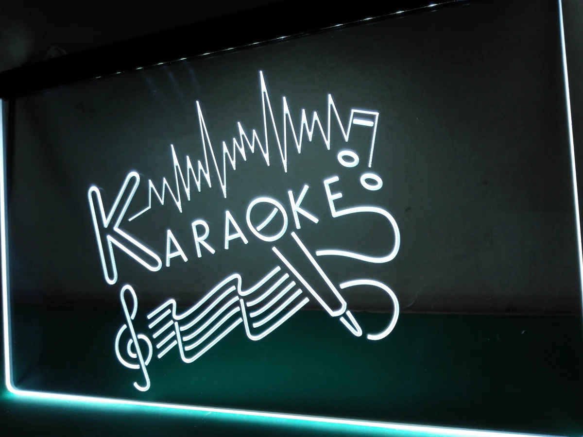 

LB319- New! Karaoke Pub Bar Club Box NR LED Neon Light Sign home decor crafts