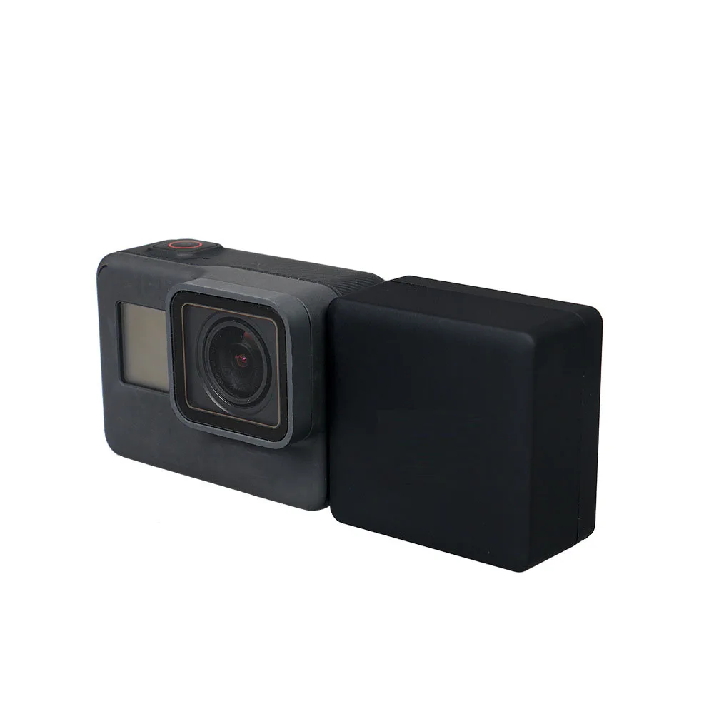 Gopro Hero 5 6 7 черный длинный Водонепроницаемый Чехол протектор+ Боковая резервная батарея для Gopro 5 6 Hero 7 черный аксессуары для камеры