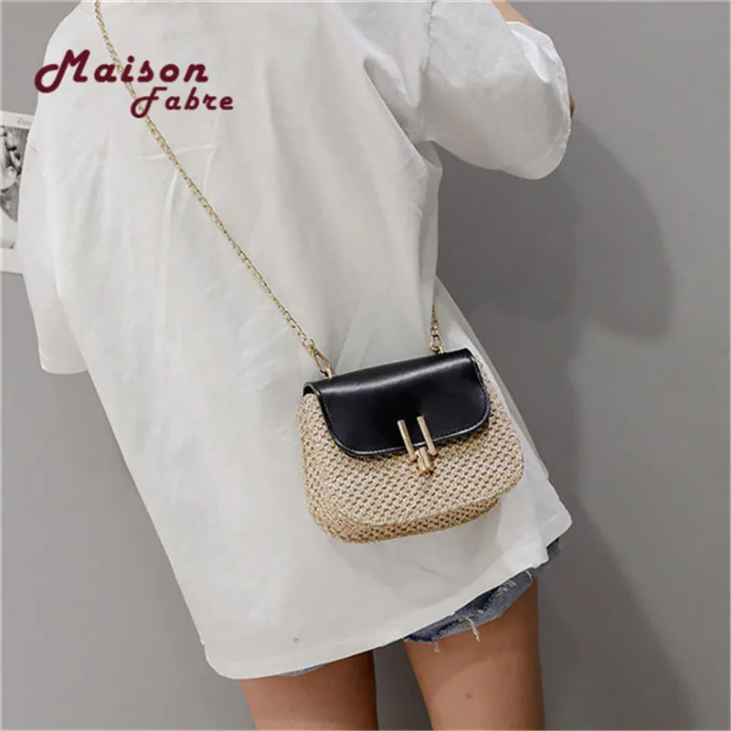 Сумка Maison Fabre женская соломенная мессенджер Bag универсальная сумка модная