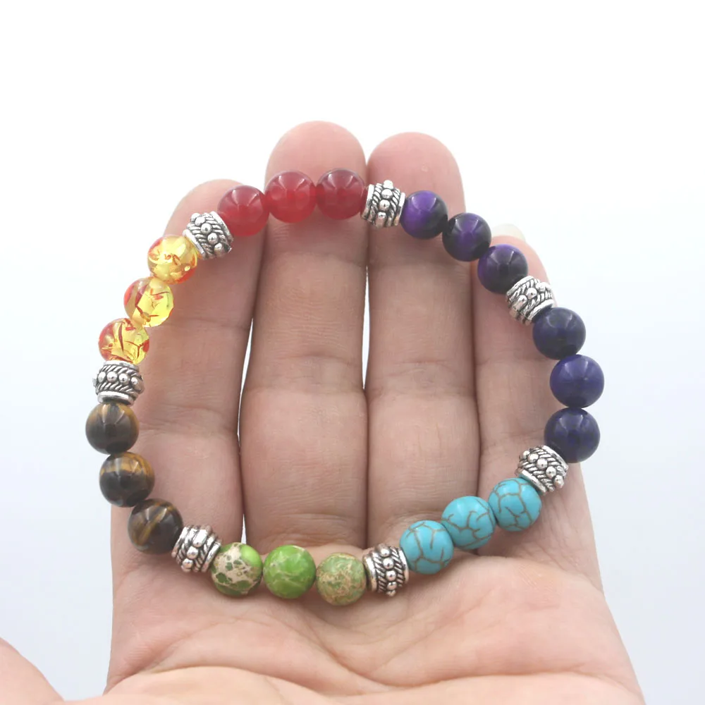 7 Chakra mala bracelet for women jewelry wholesale