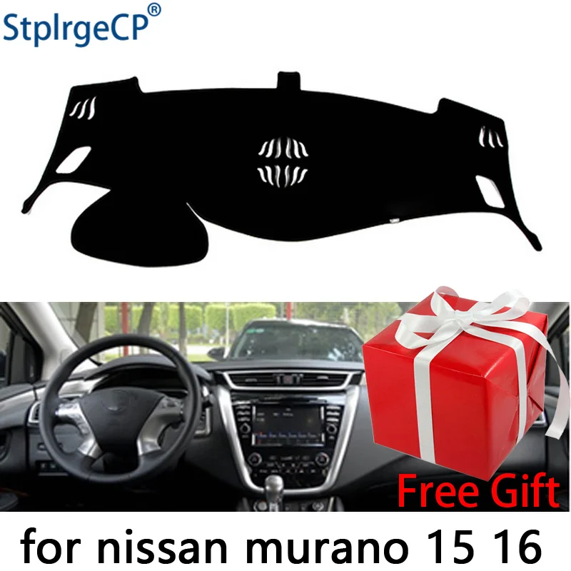 

Коврик для приборной панели для Nissan Murano 2015 2016, защитный коврик, затеняющая Подушка, наклейка для интерьера, аксессуары для стайлинга автомоб...