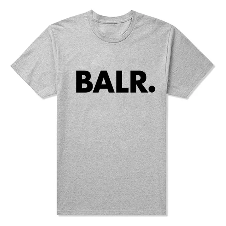 BALR футболка с буквенным принтом Женская свободная футболка с коротким рукавом и круглым вырезом Летняя женская футболка топы Camisetas Mujer