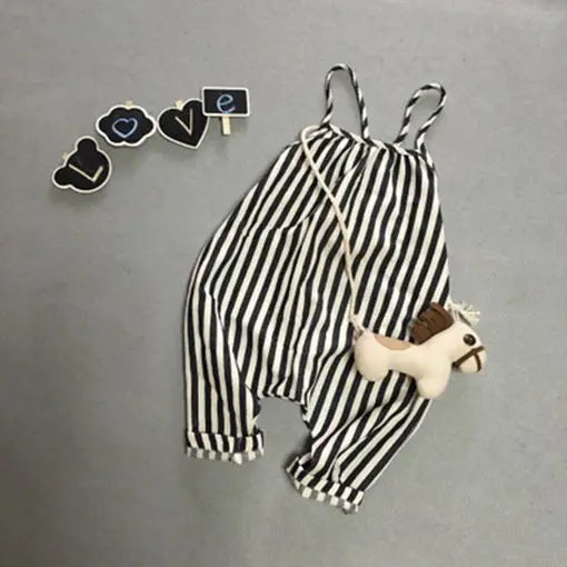 Милый детский комбинезон в полоску одежда высокого качества для маленьких