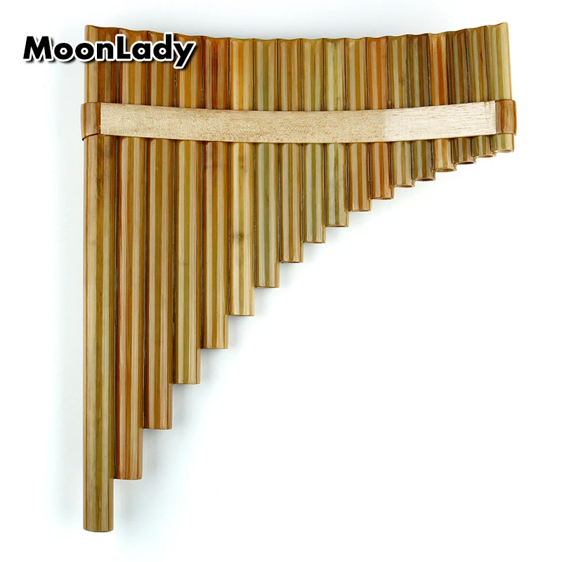 18 Pipes Pan Flute F Key китайские Музыкальные инструменты оригинальный цвет КОРИЧНЕВЫЙ