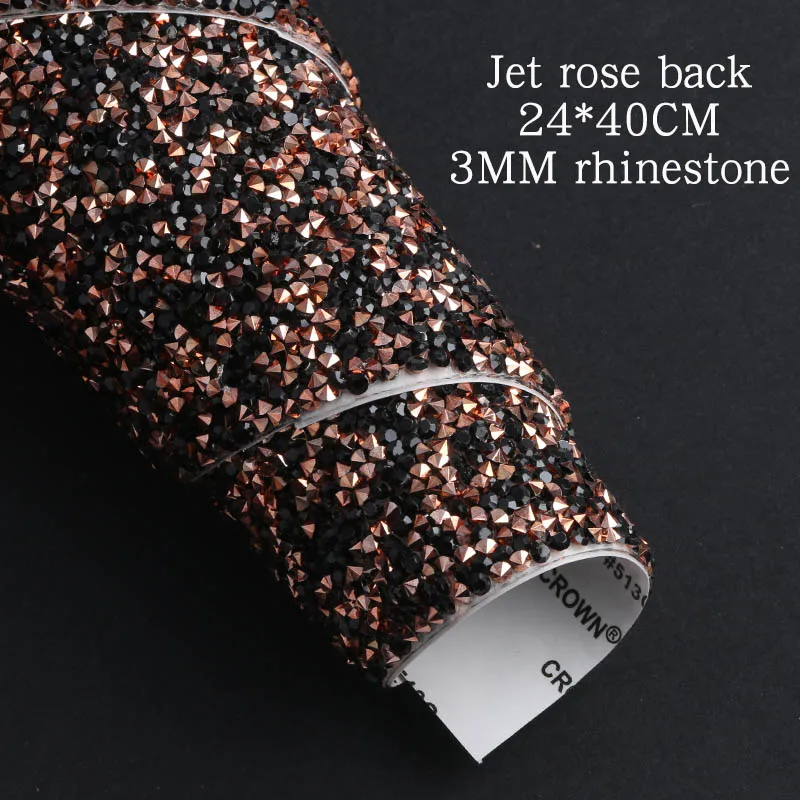 Rose back 3mm Resin rhinestone mesh Applique Hotfix Iron On Strass Mesh Banding In Roll For Wedding Dresses Crafts SOWOO | Дом и сад