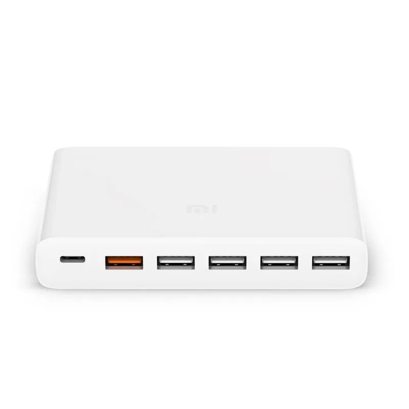 Оригинальное зарядное устройство Xiaomi USB-C, 60 Вт, выходное зарядное устройство type-C, 6 usb-портов QC 3,0, быстрая зарядка, 18 Вт, x2+ 24 Вт(5 В = a макс.) для смартфонов