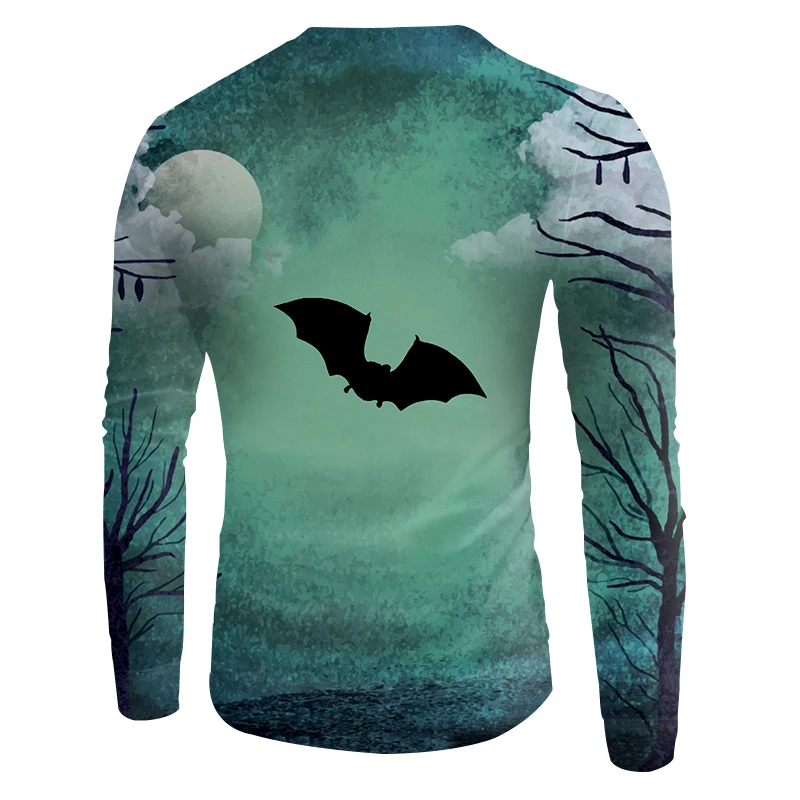 OGKB мужской новый пуловер с изображением белого облака Мун 3D Печатный свирепый