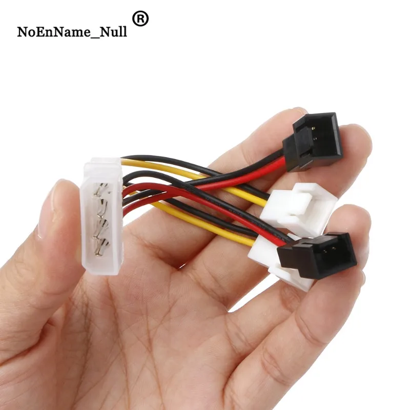 Кабель адаптера IDE Molex 4 Pin To 4X 3 TX3 чехол охлаждающий вентилятор адаптер питания