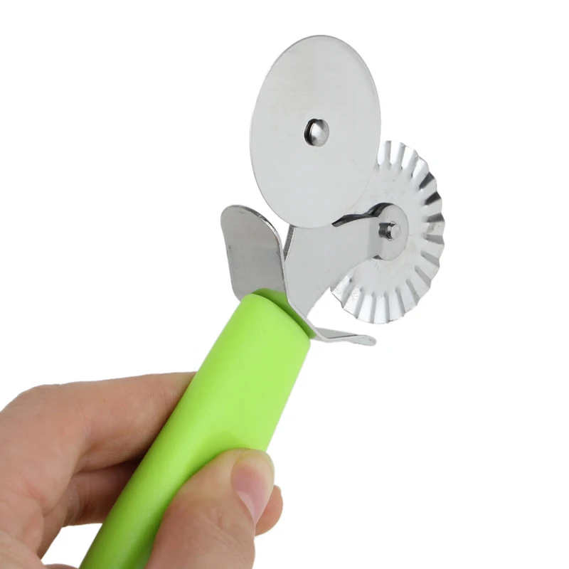 Новинка резак для пиццы слайсер блинов кондитерские инструменты с двойным