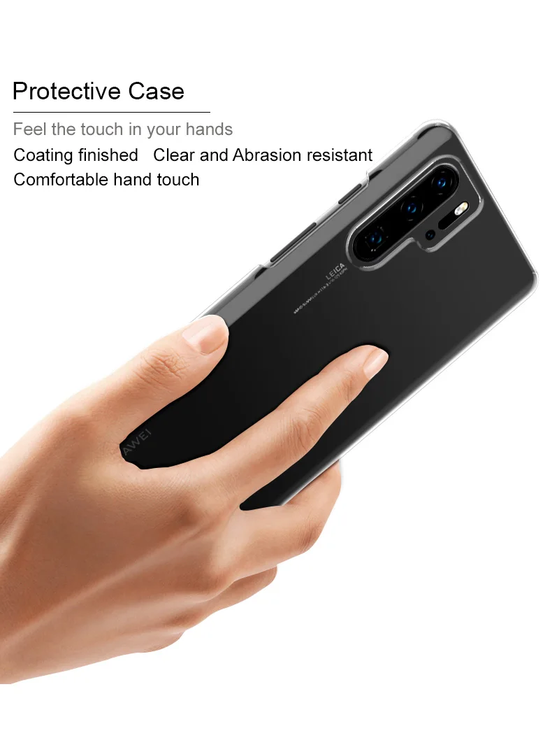 Imak Для huawei P30 Pro прозрачный износостойкий Жесткий Чехол для huawei P30 Pro в твердом переплете
