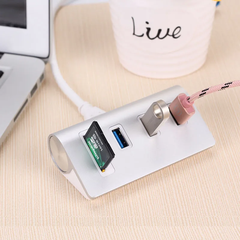 Usb хаб 3 0 устройство для чтения карт SD TF Мульти USB концентратор Высокоскоростной
