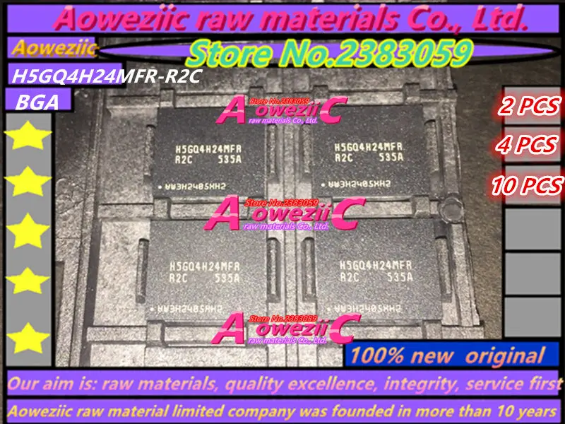 

Aoweziic, новинка 100% года, оригинальные строчки памяти BGA H5GQ4H24MFR R2C