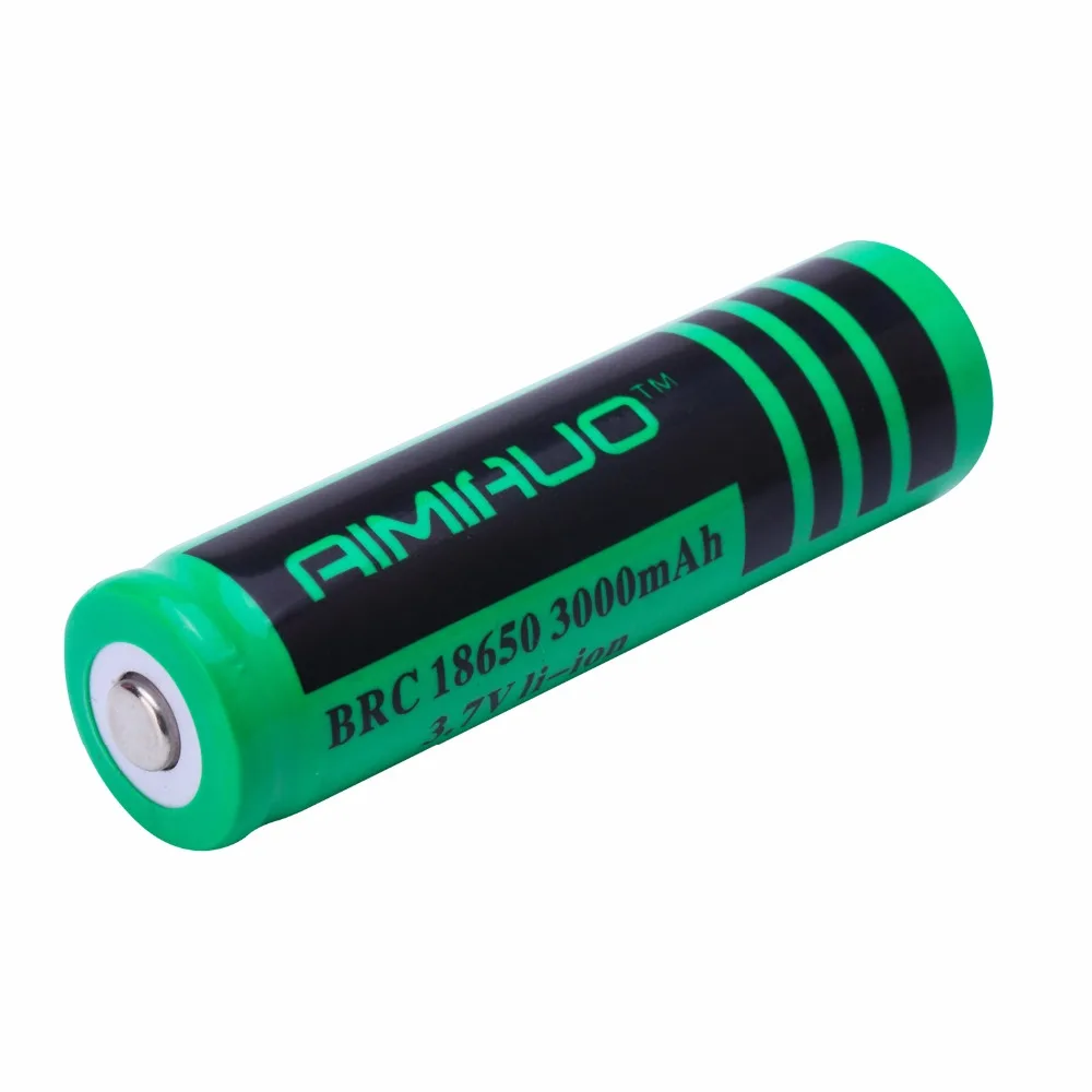 AIMIHUO 18650 аккумулятор 3000mAh 3 7 V литий ионная аккумуляторная батарея для фонарика