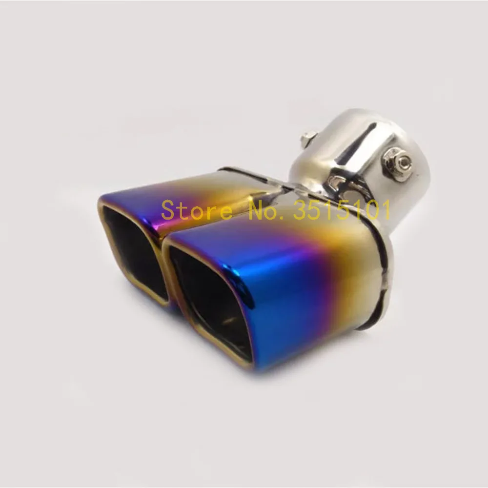Задняя крышка автомобиля глушитель наконечник задняя труба из нержавеющей стали