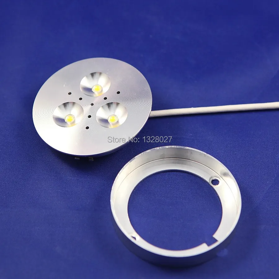 High quality 3X1W 3W Dimmable Led Ceiling light /Led Down / Puck Light warm white/cool white AC 110-240V DC 12V | Лампы и освещение