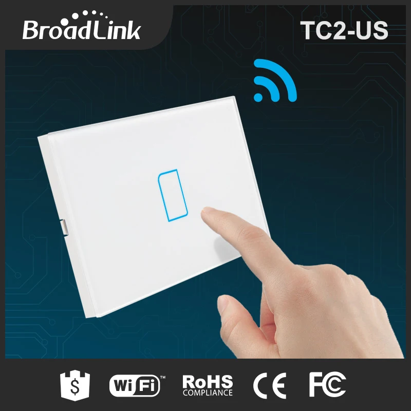 Broadlink TC2 1 2 3 банда США AU стандартный сенсорный панельный переключатель