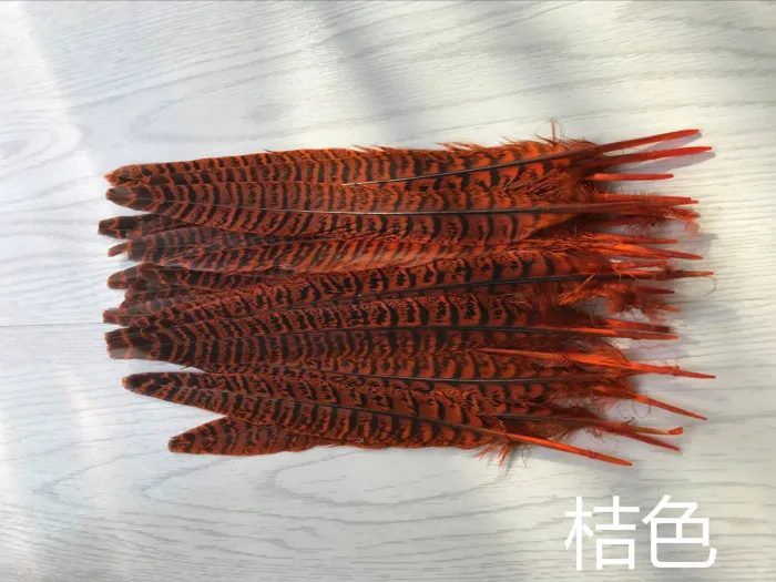 3 20pcs 9 color diy jewelry accessories feathers Mother mountain chicken tail feathers Stage performance props decoration AC071 - Цвет: 3