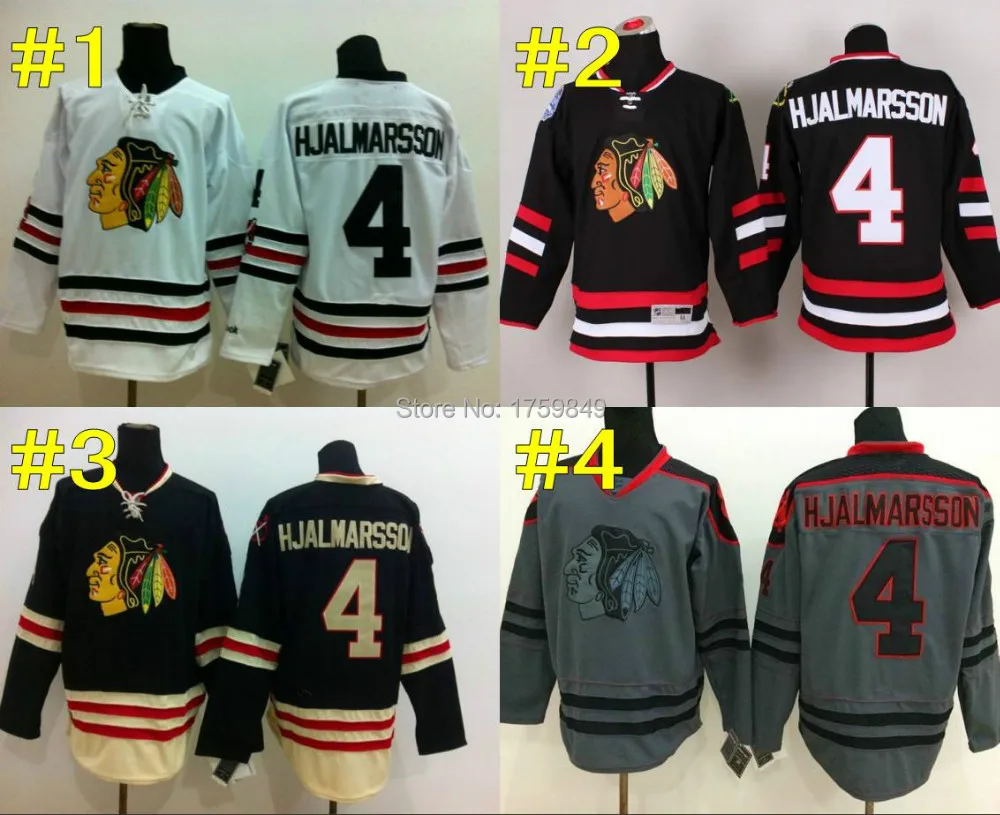 2015 Winter Classic 4 Niklas Hjalmarsson Chicago Blackhawks Cheap Hockey Jerseys ICE Stitched Free Shipping Size 48-56 | Спорт и