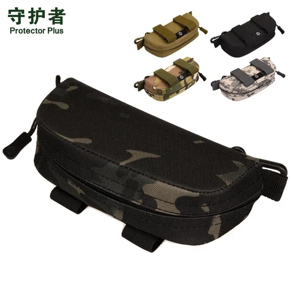 

Military Hip Bum Camouflage Glasses Bag Riding Glasses Case Accessory Purse Molle Men Nylon Waist Belt Pack Molle Clutch Bags