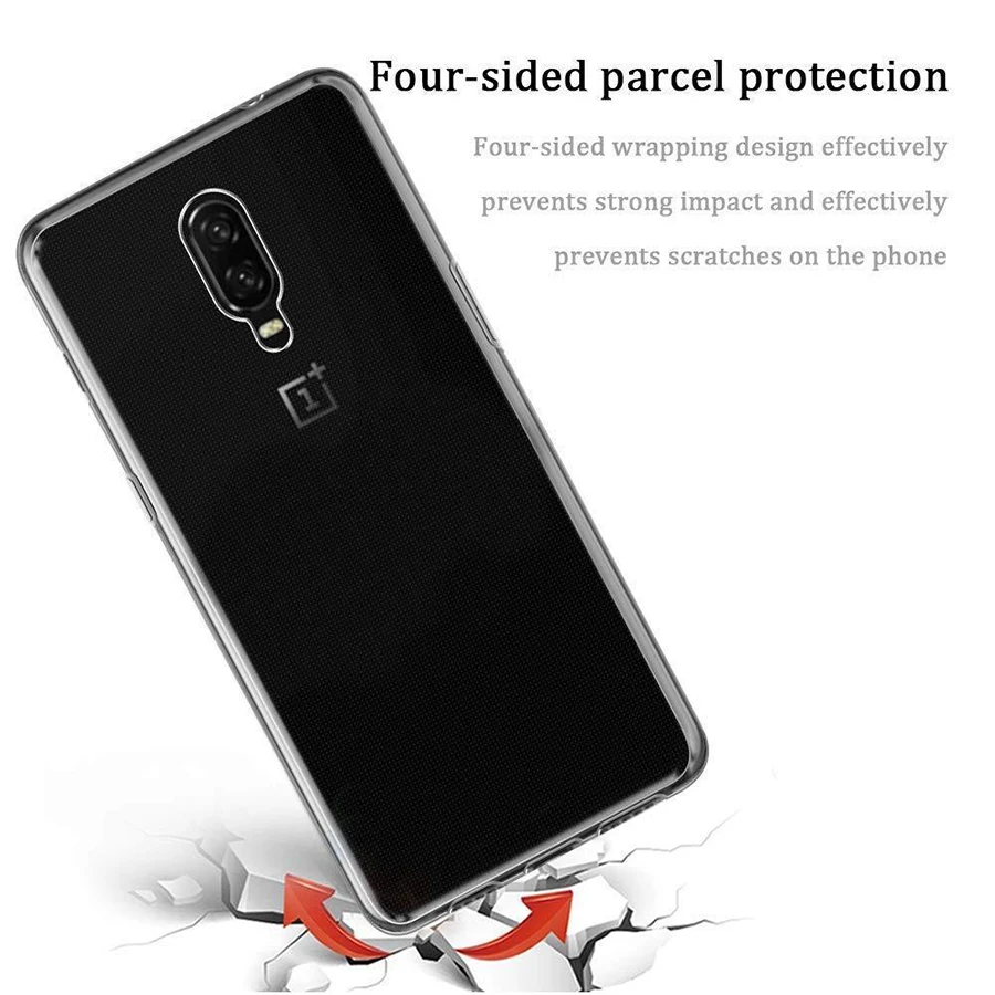 Для oneт Plus 6 T One Six 1 + силиконовый мягкий ТПУ чехол для телефона прозрачная задняя
