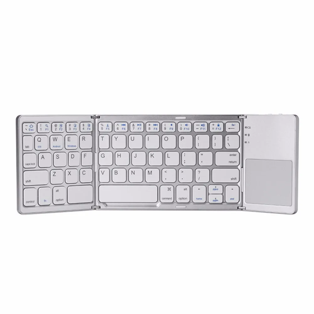 Folding Wireless Bluetooth Keyboard Pad Mouse for iOS Android Microsoft 4.10 | Компьютеры и офис