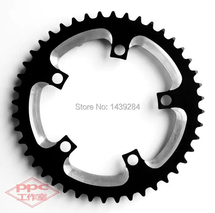 Vitesse Сверхлегкий алюминиевый 110BCD 39 Т 44 46 48 50 53 ЧПУ chainring crankset передние звездочки