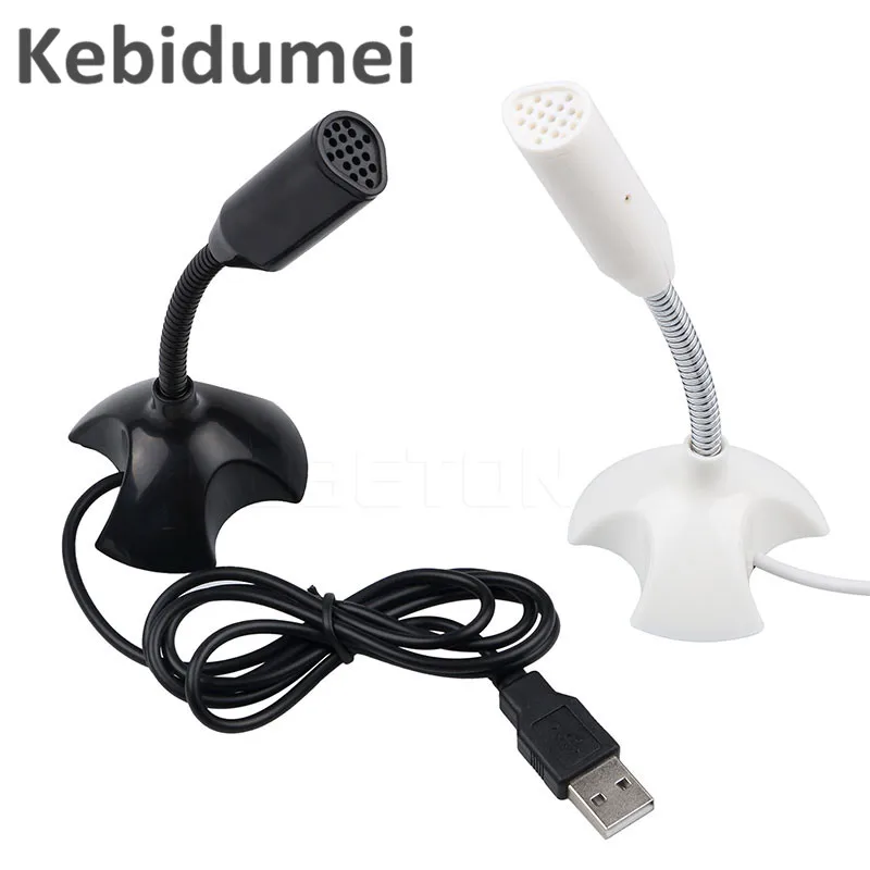 Портативный Студийный микрофон kebidu мини USB подставка для речи с держателем