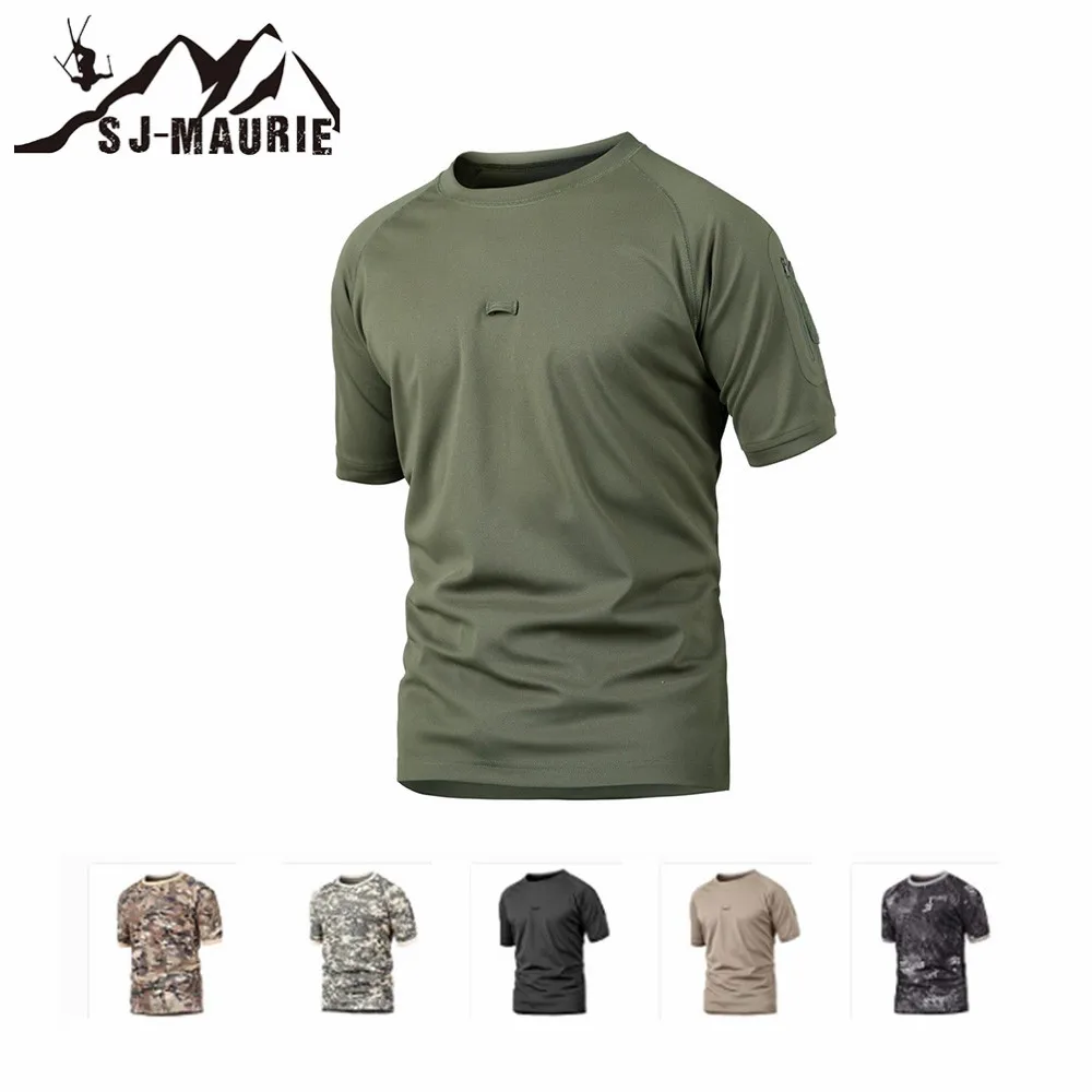 Мужская камуфляжная армейская тактическая рубашка камуфляжные уличные быстрые