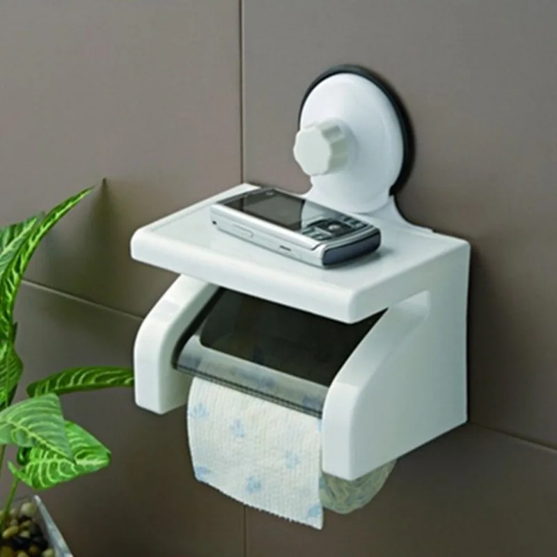 Toliet ролл Бумага держатель сильный всасывания настенные Водонепроницаемый