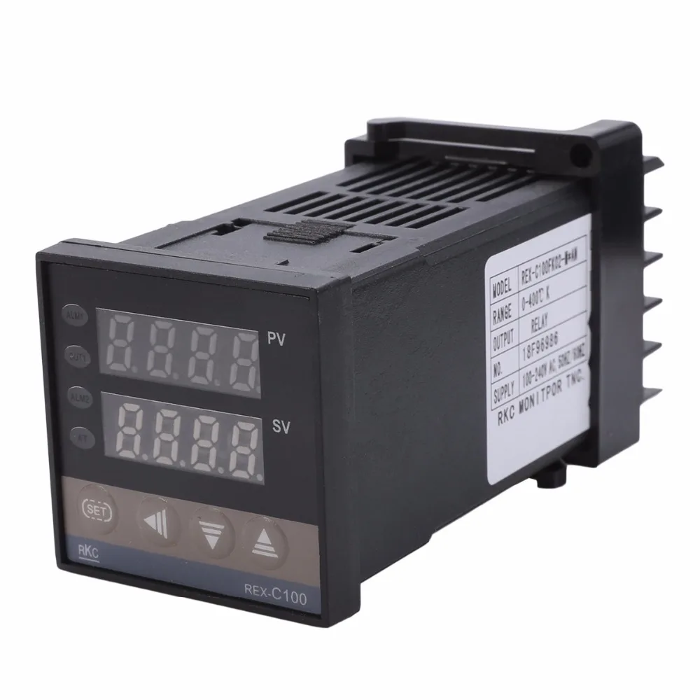 Durable REX-C100 PID Digital Temperature Controller 48x48x110mm with K Thermocouple SSR Output For Swimming Pool Aquarium | Инструменты
