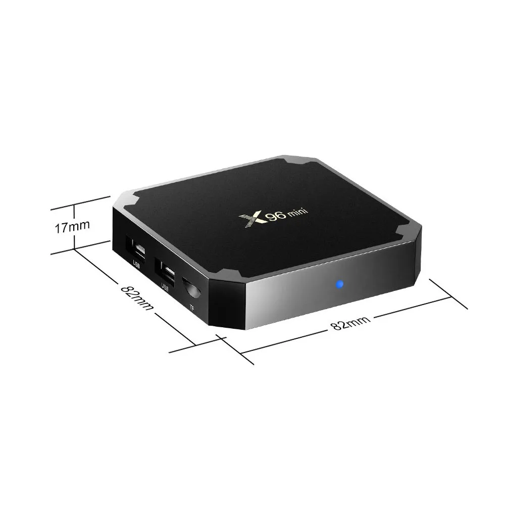 ТВ-приставка X96 mini на Android 7 1 + 8 Гб Amlogic S905W HDR 10 бит Wi-Fi 2 4 ГГц | Электроника