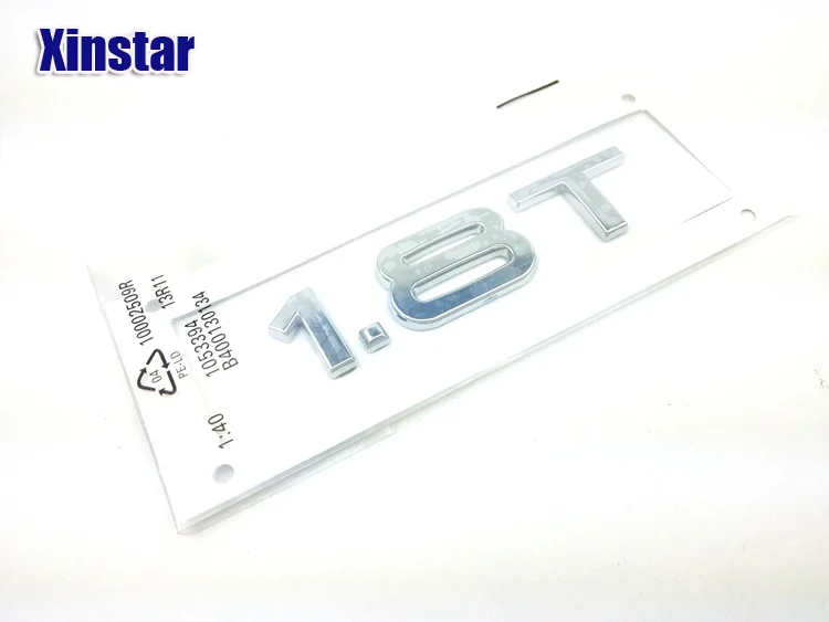 ABS sline car badge 1.8T 2.0T 3.0T rear Emblem sticker for Audi A1 A3 A4 A5 A6 A6L A7 A8 S3 S6 Q3 Q5 Q7 TT S RS | Автомобили и