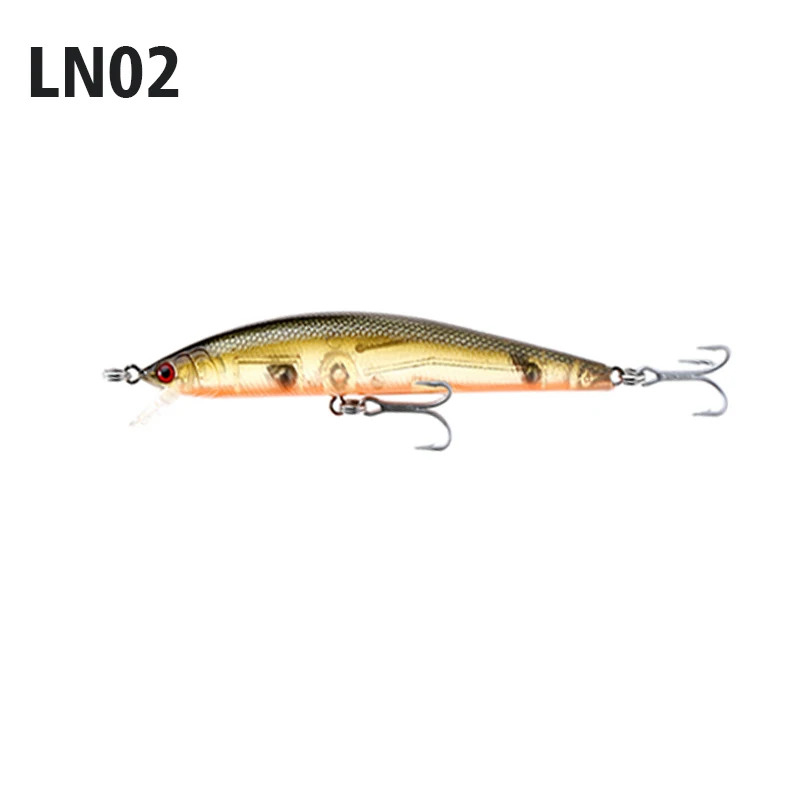 LN02 Jerkbaits гольян рыболовные приманки плавающие верхние жесткие приманки 140 мм 29 г Длинные литые искусственные приманки хорошее действие воблеры для рыбалки - Цвет: LN02