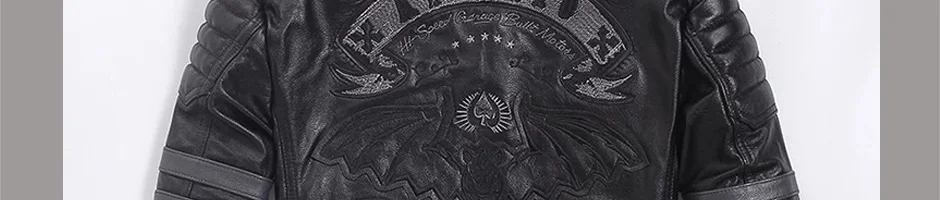 Весна, куртка из коровьей кожи, винтажная мужская куртка-Авиатор, новая Настоящая кожаная куртка, мотоциклетная летная кожаная куртка