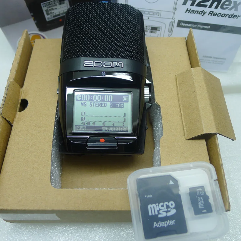 Зум H2N MIC цифровой Профессиональный голос музыка встречи mp3 рекордер зеркальные