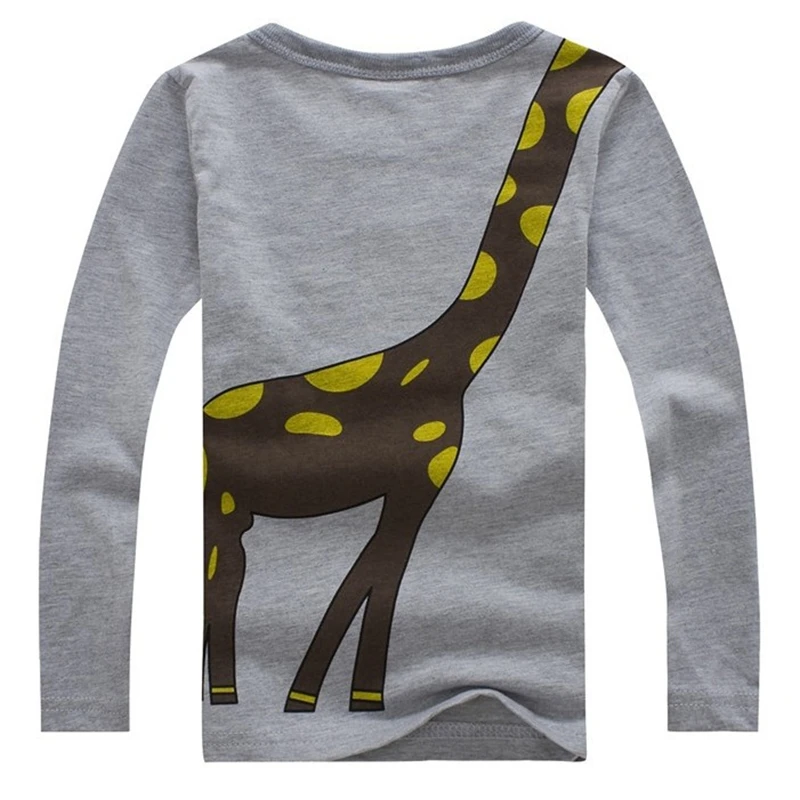 Новинка 2017 года футболка для мальчиков хлопковая с длинными рукавами детская