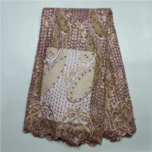 NEW Latest French Nigerian Laces Fabrics High Quality Tulle African Fabric Wedding Lace | Дом и сад