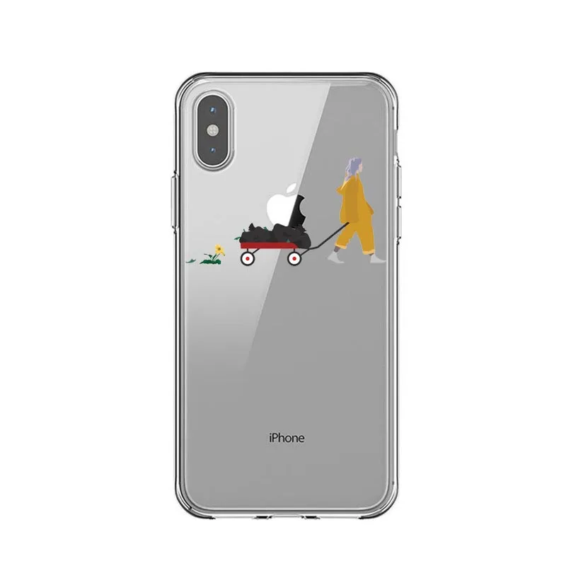 TPU Billie eilish rainbow blohsh глаза океана мягкая задняя крышка чехол для телефона для iPhone 11 Pro Max X 5 5S SE 6 6S Plus 7 8 Plus XS MAX XR - Цвет: TPU