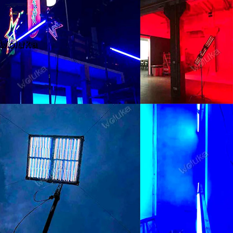 Цветная светодиодная световая планка заполсветильник свет rgb окрашенный ледяной