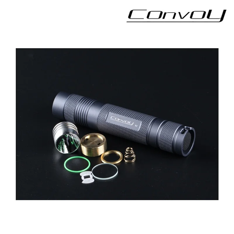 Конвой S2 Cree XM L2 U2 1A EDC светодиодный вспышка светильник фонарь для велосипеда